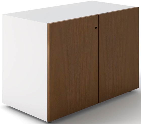 Antenna Cabinet - Laminate, Bright White, Veneer, Light Walnut, Jet Black