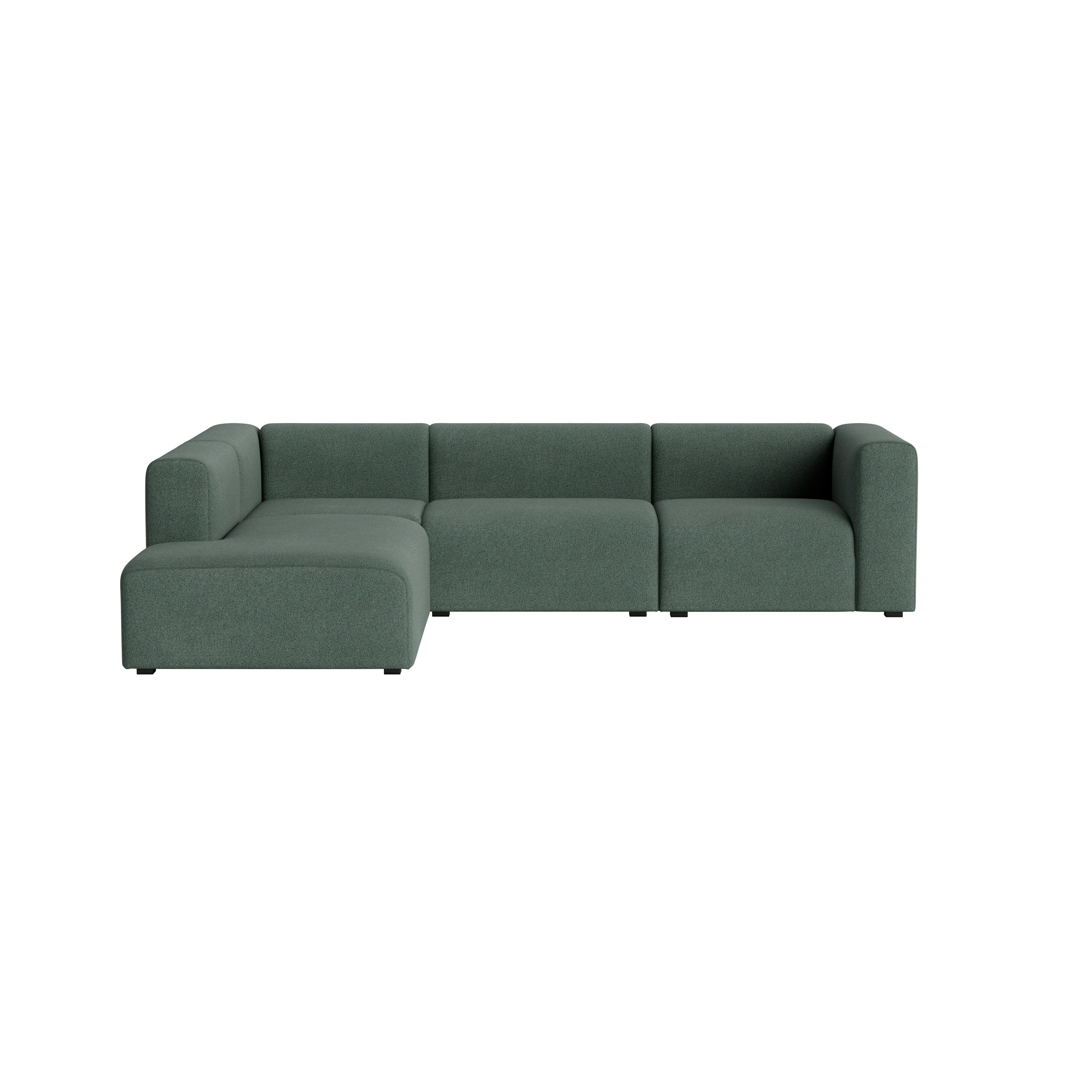 Mags L-Shaped Sectional - Left, Pecora, Green