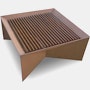 Plodes Geometric Fire Pit Steel Grate Top