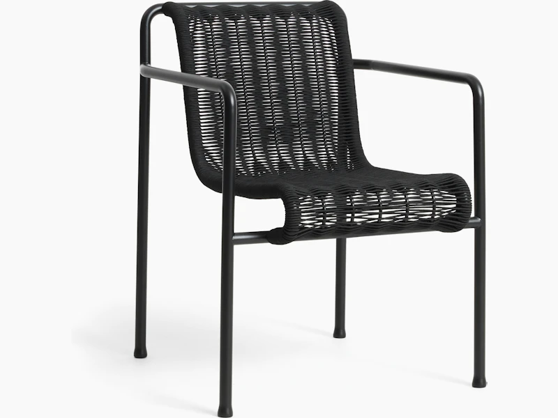 Palissade Cord Dining Armchair - Anthracite