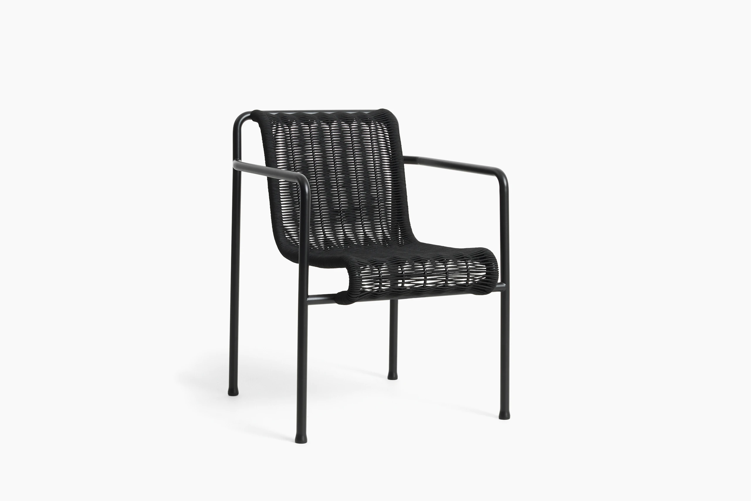 Palissade Cord Dining Armchair - Anthracite