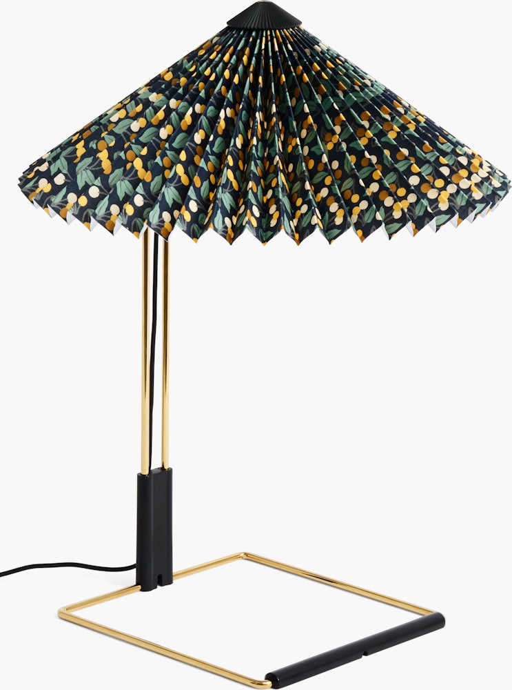 Matin Liberty Table Lamp - Small,  Cherry Drop,  Brass