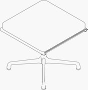 Eames Soft Pad Ottoman