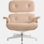 Eames Lounge Chair in Prone and Stow leathers
