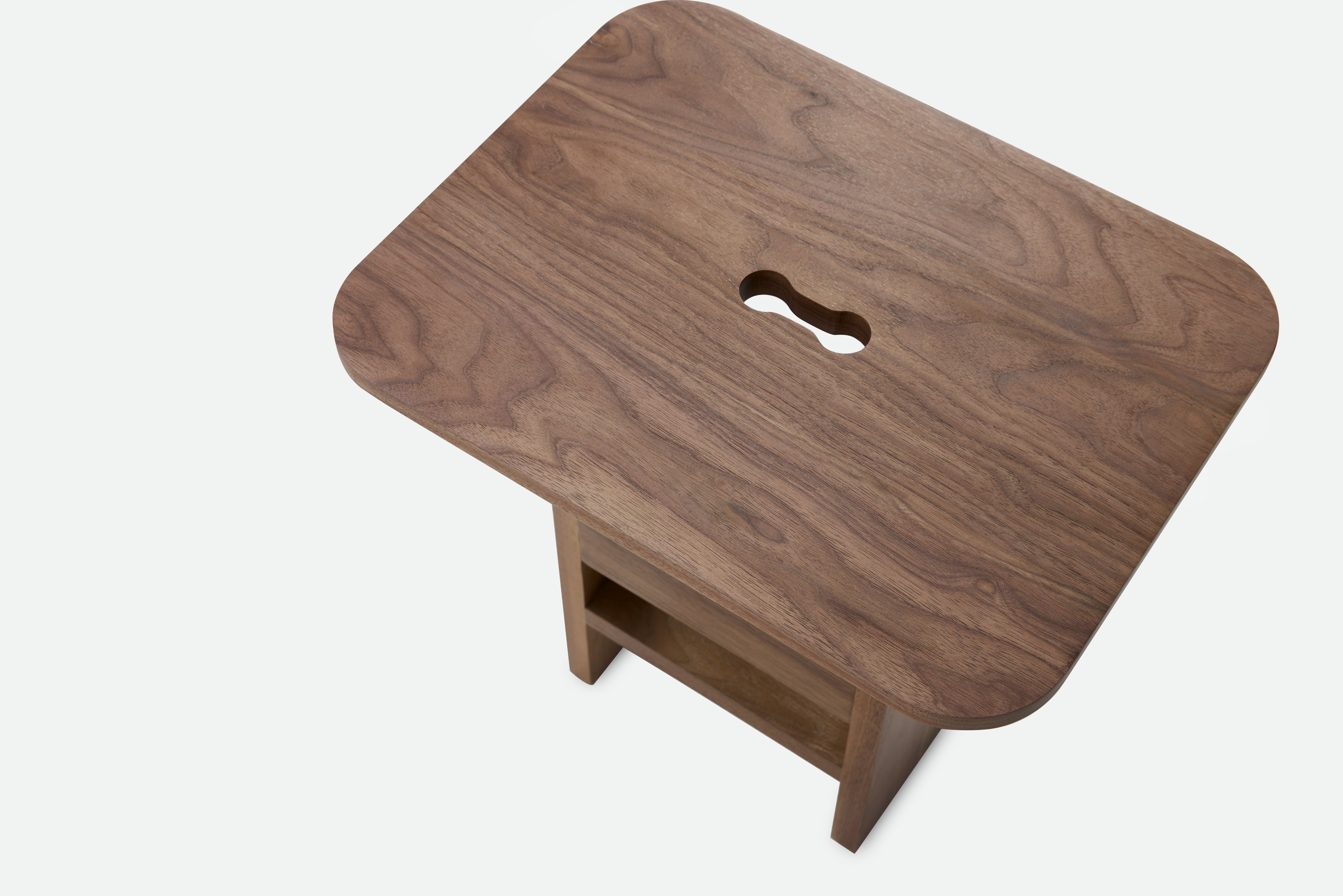 Decimo Bedside Table - walnut
