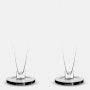 Puck Flute Glasses - Set of 2