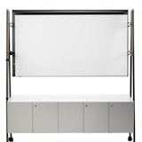 Rockwell Unscripted media cart tv support monitor support storage AV equipment mobile casters markerboard accessory