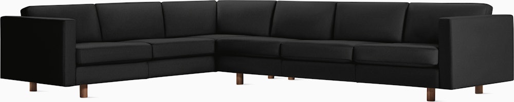 Lispenard Sectional in color with 4" legs.