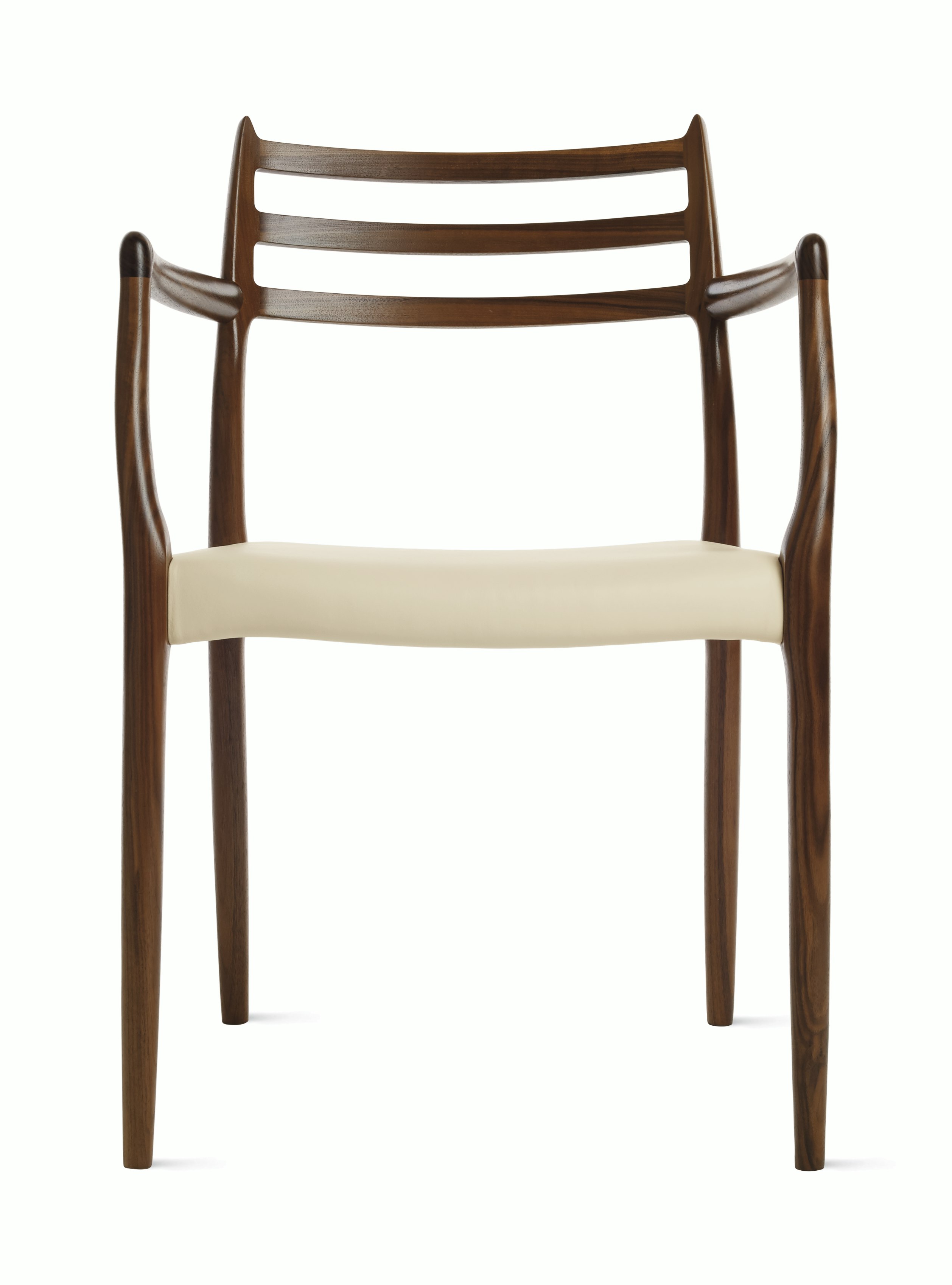 Moller Model 62 Armchair with Leather Seat