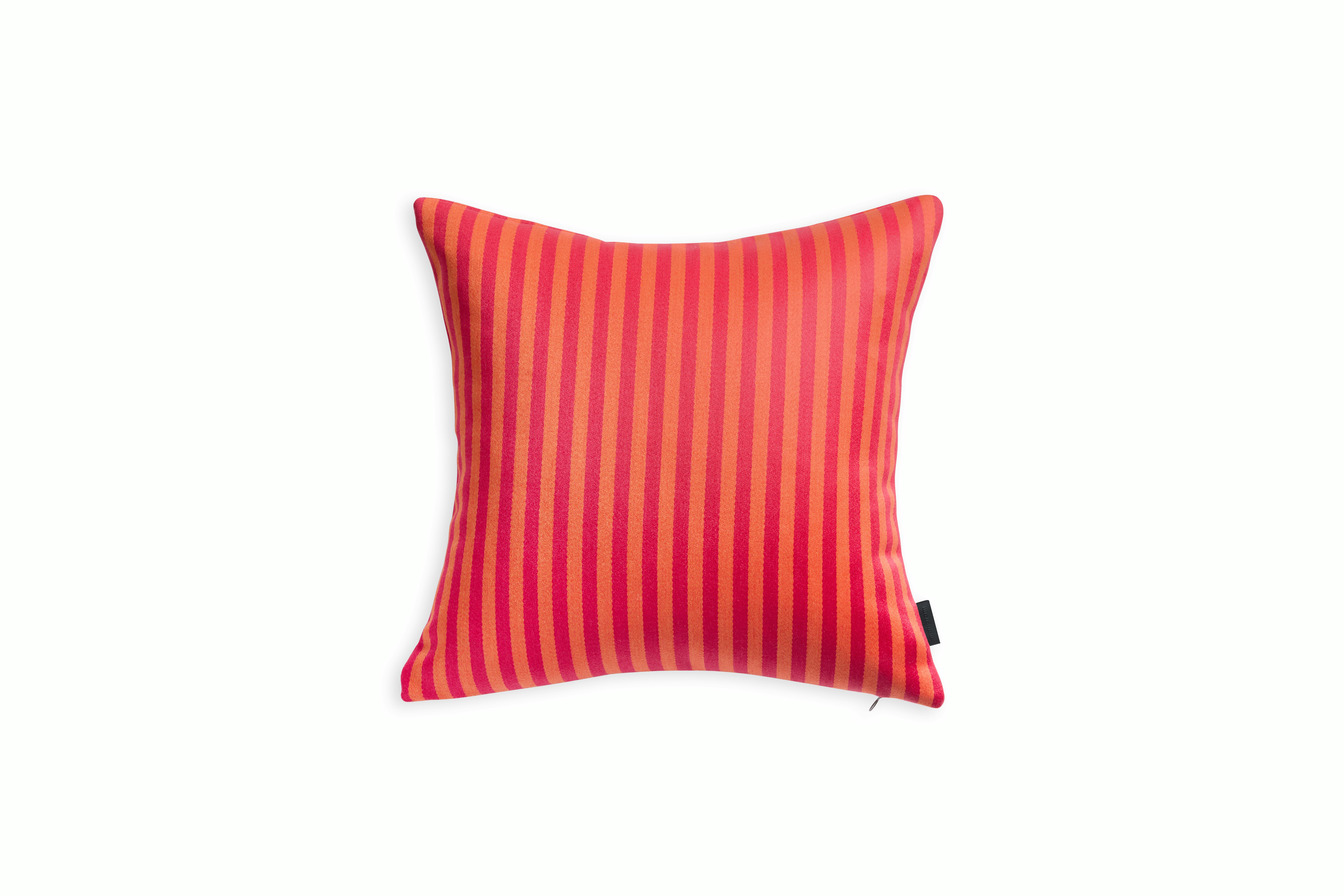 Toostripe Pillow - 17"x17"",  Orange Dark/Crimson Dark"