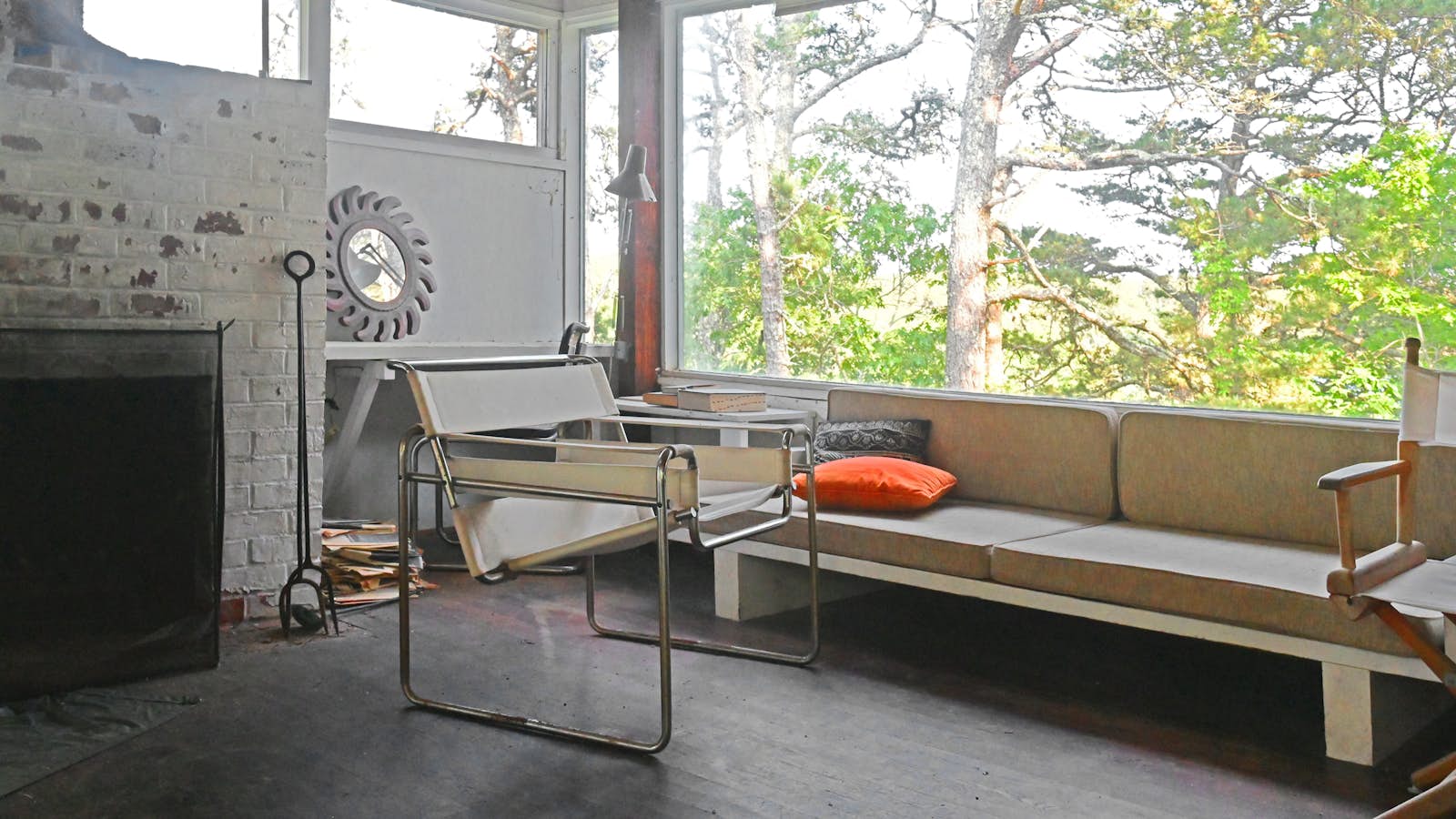 A Wassily Chair by Marcel Breuer in the living room. Photo by Antoine Lorgnier
