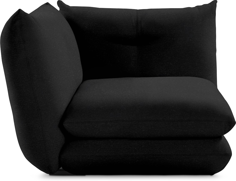 Pillo Corner Seat Module  - Standard or Deep Iseo  Black